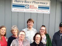 Group photo to recognize Harry Race Pharmacy & Photo and White’s Pharmacy as local business matchmaker in 2025